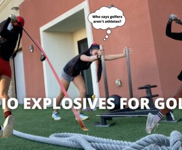 Cardio Explosive Workout for Golfers - Hit the Ball Farther!