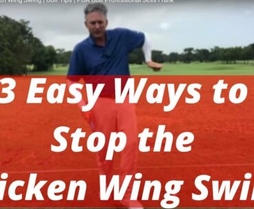 3 Easy Ways to Stop the Chicken Wing Swing | Golf Tips | PGA Golf Professional Jess Frank