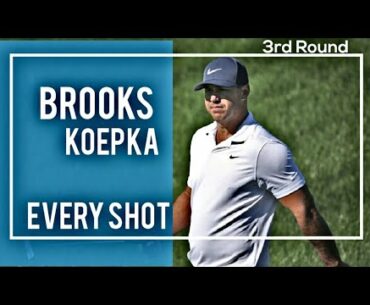 Brooks Koepka |  Cj Cup 2020 | PGA Tour | Every Shot Third Round