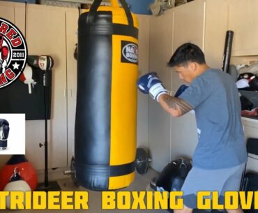 HEAVY BAG TRAINING- Trideer Boxing Gloves