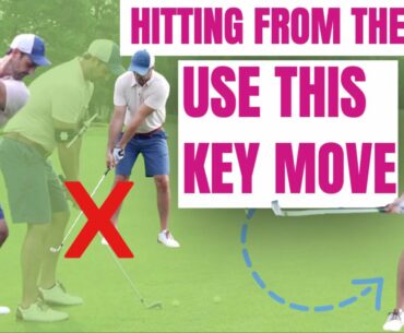 Why Your Swing Sequence Make You Hit From The Top And This Key Simple Move Fixes it!