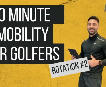 Increase Golf Swing Turn [10 Minute Mobility For Golfers] Macro Golf: Rotation #2