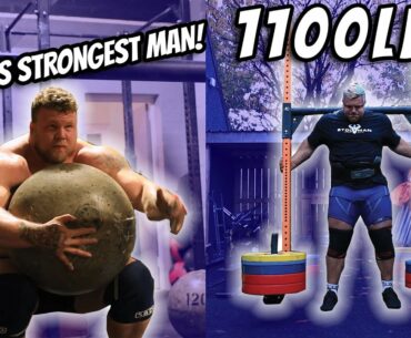 TRAINING TO BE THE WORLD'S STRONGEST MAN!