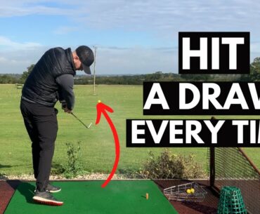 HOW TO SWING IN TO OUT NATURALLY - Draw the golf ball EVERY TIME (EXTREMELY SIMPLE)