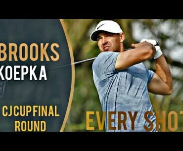 Brooks Koepka |  Cj Cup 2020 | PGA Tour | Every Shot Final Round