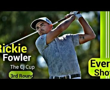 Ricky Fowler |  Cj Cup 2020 | PGA Tour | Every Shot Third Round