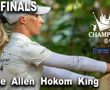 2020 Disc Golf Pro Tour Championship|  Semifinals F9 | Pierce, Allen, Hokom, King | GKPRO Disc Golf