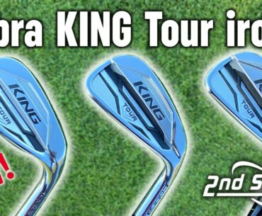 NEW Cobra KING Tour Irons with MIM Technology Review | Trackman Test and Feedback