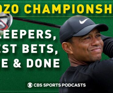 ZOZO CHAMPIONSHIP - Why does TIGER WOODS play golf! BEST BETS, Sleepers + One & Done