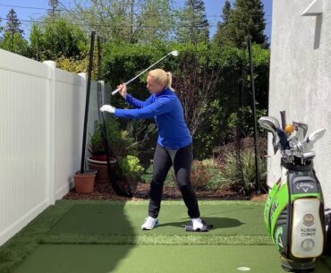 Grab a Towel & Avoid Pressure on Your Back Side to Generate More Power in Your Golf Swing