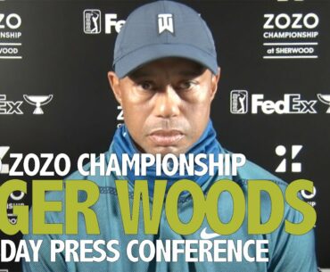 Tiger Woods Tuesday Press Conference 2020 Zozo Championship @ Sherwood