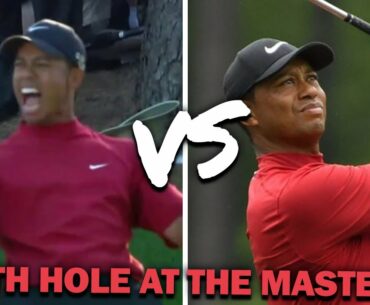2005 Tiger Woods vs 2019 Tiger Woods | 16th Hole at the Masters