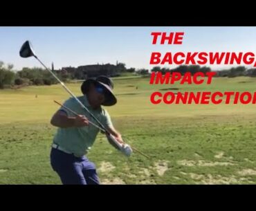 SWING BACK LIKE THIS FOR TOUR IMPACT. With MILO LINES, PGA be better GOLF