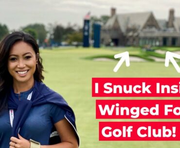 I Snuck Into Winged Foot Golf Club During The US Open!!!