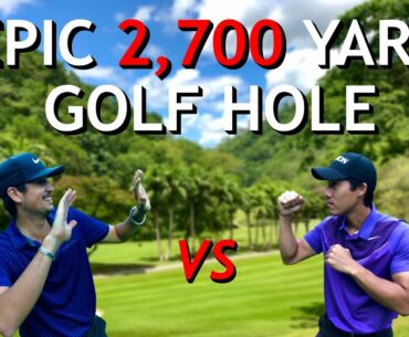 Longest GOLF Hole Ever?!? Epic Cross Country Golf Battle | Island Golf Video