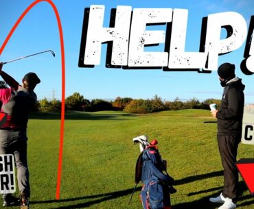 A BRUTAL ON COURSE GOLF LESSON YOU CAN ALL LEARN FROM! - RUBBISH GOLFER GETS BETTER!?