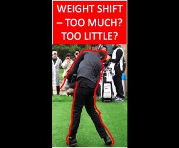 Golf Weight Shift: No Amount of Downswing Weight Shift is TOO much