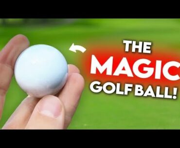 MAGIC STRAIGHT FLYING DIMPLE FREE GOLF BALL | Peter Finch vs Matt Fryer