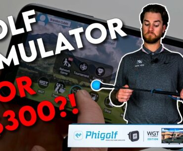 $300 Golf Simulator?! New Nine Golf Unboxing - Phigolf Review