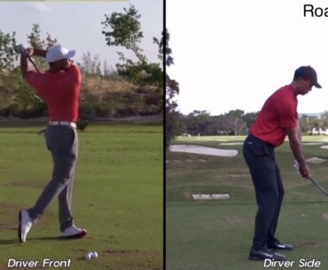 2020 Tiger Woods Swing | Driver-Iron 4D Slow Motion