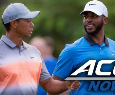 Tiger Woods and Chris Paul Play Golf | ACC Now
