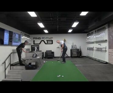 Shawn's Ping Putter Fitting with QUINTIC in Phoenix Lab