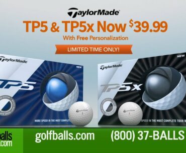 Price Drop on TaylorMade TP5 & TP5x Golf Balls, Now $39.99