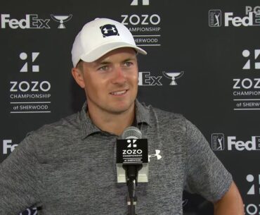 Jordan Spieth Thursday Flash Interview 2020 Zozo Championship @ Sherwood  - Round 1