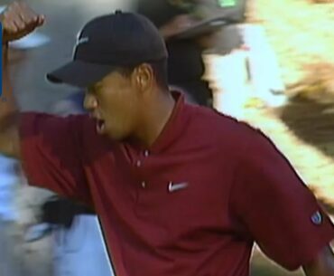 Tiger Woods’ unlikely par save at Sherwood in 2002