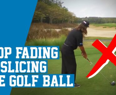 How To Stop Fading or Slicing The Golf Ball off the Tee - Great for Seniors