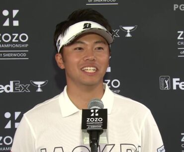 Naoki Sekito Thursday Flash Interview 2020 Zozo Championship @ Sherwood - Round 1