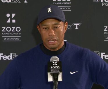 Tiger Woods Saturday Flash Interview 2020 Zozo Championship @ Sherwood - Round 3