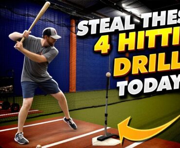 4 Baseball Hitting Drills To Start Every Practice With!