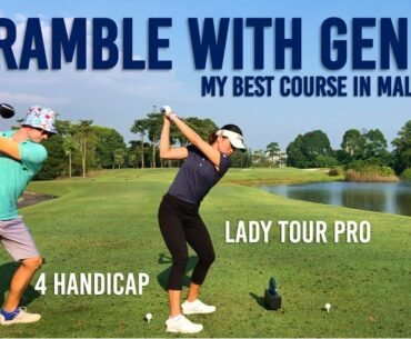 Best course in malaysia-  Scramble with Lady Pro and 4 Handicapper