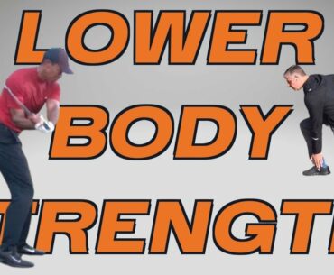 GOLF FITNESS: Lower Body Strength (NO EQUIPMENT!)