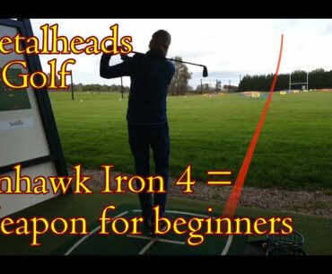 The Pinhawk single length iron 4 is a weapon for beginner golfers