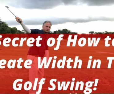 Secret of How to Create Width in the Golf Swing! A Powerful Golf Swing Secret! PGA Pro Jess Frank