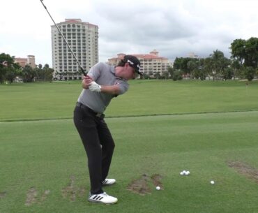 Stack and Tilt Golf Swing Demonstration - Draw | Fade | Low | High | Max Power