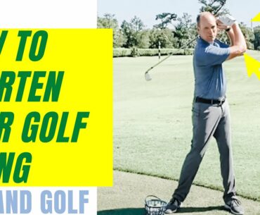 GOLF TIP | How To Shorten Your Golf Swing