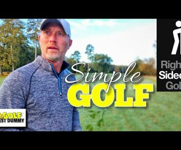 Week 1 - Gary Edwin Right Sided Golf Swing - First 9 Holes - Golf Test Dummy