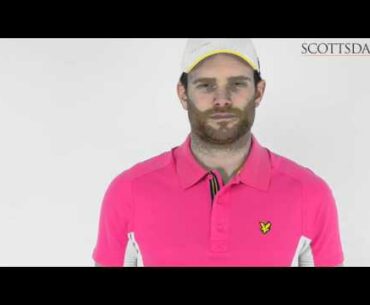 Lyle & Scott Ayton Tech Polo Shirt Modern Pink/White