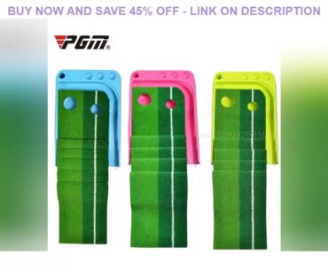 Pgm Mini Golf Putter de retorno de bola 25 M/3M Putting de Golf para interior verde entrenador de G