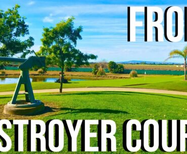 GOING LOW @ TIGER’S 1ST HOME COURSE | Navy Destroyer FRONT 9 Course Vlog with Hole Flyovers