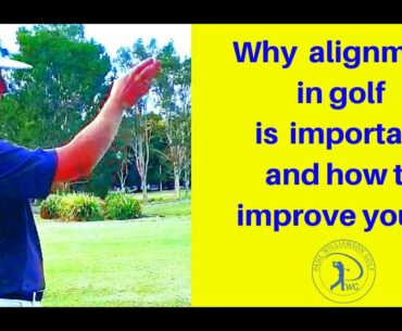 Lower golf scores require good alignment. This is how to improve yours.