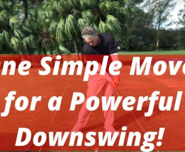 How to Start the Downswing! One Simple Move for a Powerful Downswing! PGA Golf Pro Jess Frank