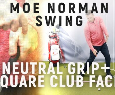 Neutral Grip & Square Club Face - Moe Norman Hit the 'Wall' at Impact