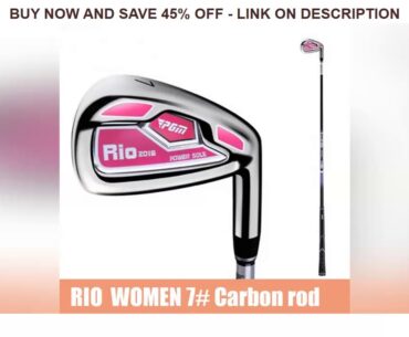 Golf Club RIO 7 # mujeres barra de acero de carbono chicas principiantes Barra de ejercicio Golf co