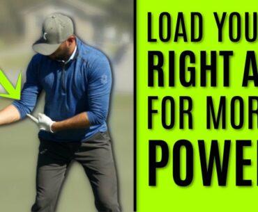 GOLF: How To Load Your Right Arm For More Power
