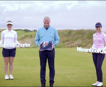 Martin Slumbers, Georgia Hall and Hannah Green discuss the Women in Golf Charter | #FOREeveryone