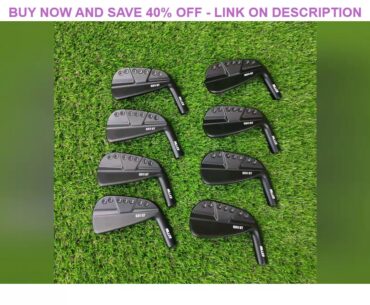 Palos de Golf OEM 0311 ST irons set plateado/Negro golf hierro 4-9W un juego de 7 piezas R / S con